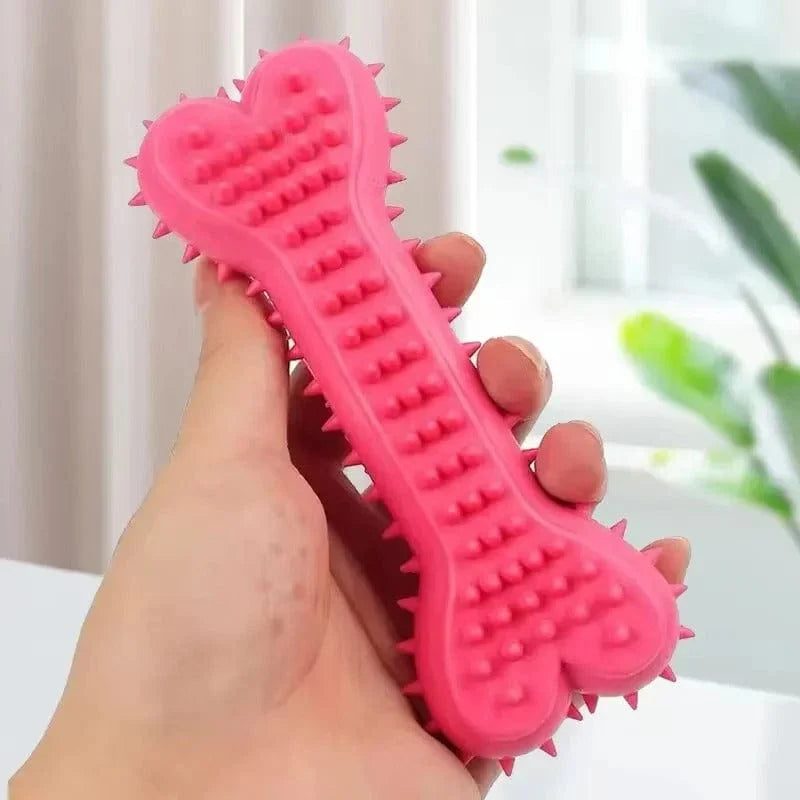 Jouet à Mâcher en Caoutchouc Souple - Forme Sophia - Résistant aux Morsures - Meulage des Dents - Jouet d'Entraînement pour Petits Chiens