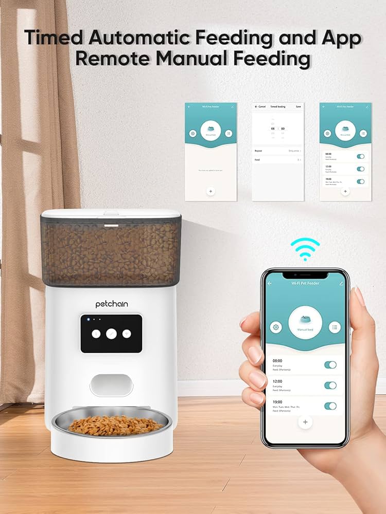 Distributeur automatique WiFi avec enregistrement vocal (4,5L)