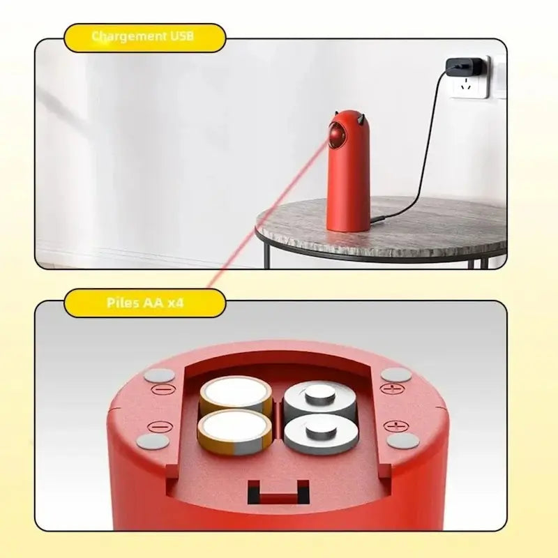 ROJECO-JOUET LASER AUTOMATIQUE POUR CHAT