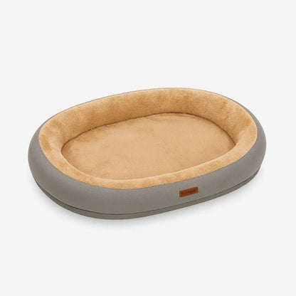 Lit pour Animal de Compagnie Confortable en Peluche Carré – Niche pour Chiot et Chat – Canapé Coussin pour Petits et Moyens Animaux